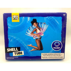 High Five! Shell Tube Mermaid Vibes Shell Tube 35”x38” Pool Float